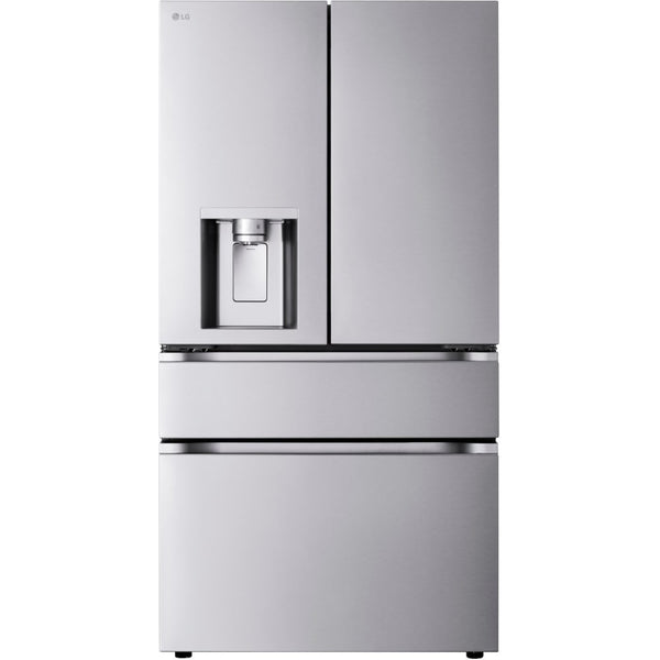 LG 29 cu. ft. Smart Standard-Depth MAX™ 4-Door French Door Refrigerator with Full-Convert Drawer™-Washburn's Home Furnishings