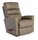 La-Z-Boy Liam Leather Rocking Recliner in Pebble-Washburn's Home Furnishings