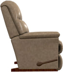 La-Z-Boy Reed Rocking Recliner in Beige Leather-Washburn's Home Furnishings