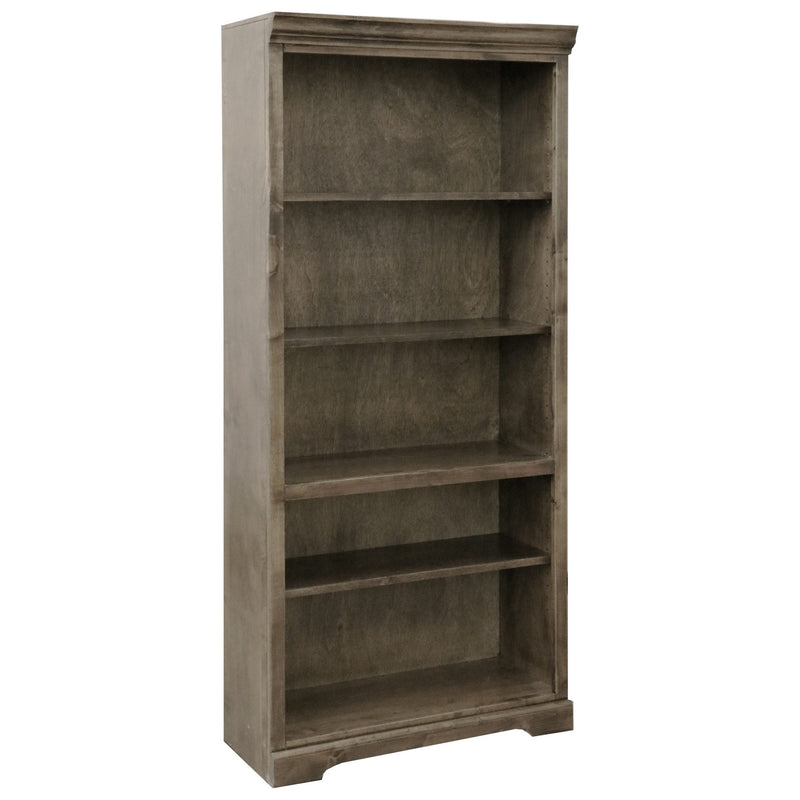 Payson 60" Bookcase in Charcoal-Washburn's Home Furnishings