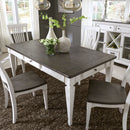 Liberty Allyson Park Rectangular Leg Dining Table w/4 Slat Back Side Chairs-Washburn's Home Furnishings