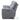 Liberty Cooper Power Reclining Sofa in Blue Gray Leather-Washburn's Home Furnishings
