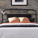 Vintage Series - King Metal Bed - Black-Washburn's Home Furnishings