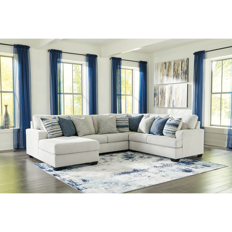 Lowder - Stone - Left Arm Facing Chaise 4 Pc Sectional-Washburn's Home Furnishings