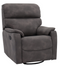 Manwah Swivel Glider Recliner in Mineral-Washburn's Home Furnishings