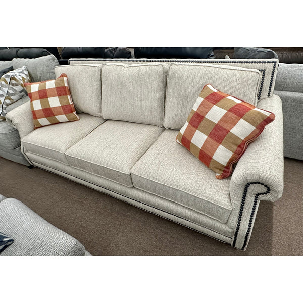 Mayo Matlocke Fabric Sofa in Vanilla-Washburn's Home Furnishings