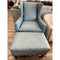 Mayo Transitional Wing Back Blue Chair-Washburn's Home Furnishings