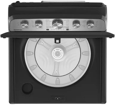 Maytag® Top Load Washer w/Extra Power 4.8 CuFt in Volcano Black-Washburn's Home Furnishings