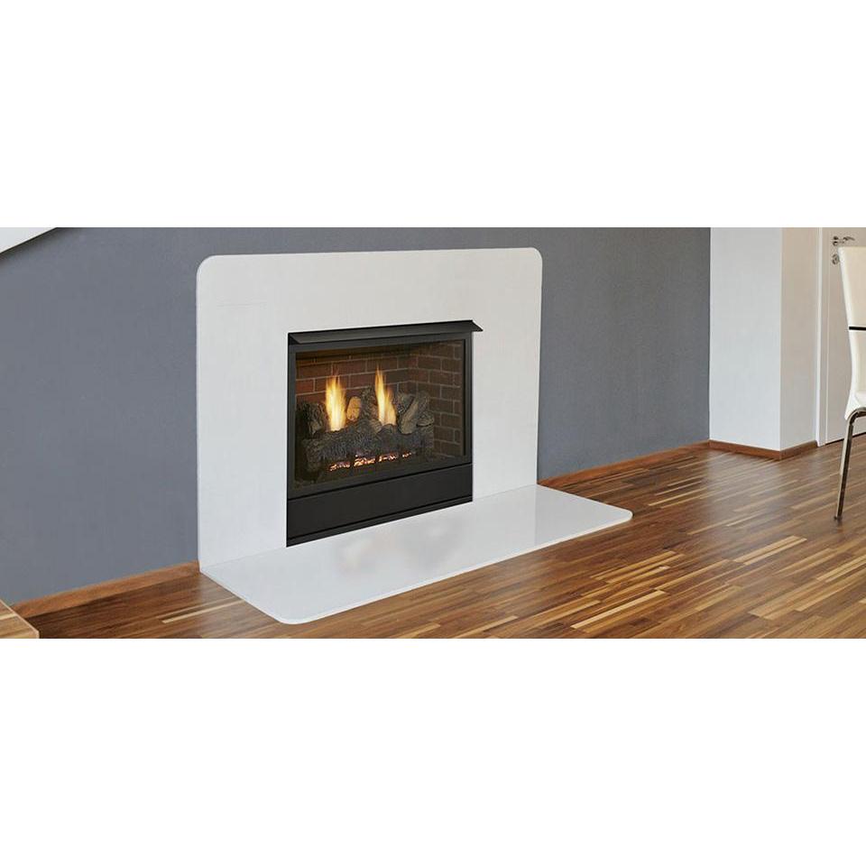 vent free gas fireplace. Manufacturer series illustration; shown size, accessories and room finishing may differ from the quoted configuration.