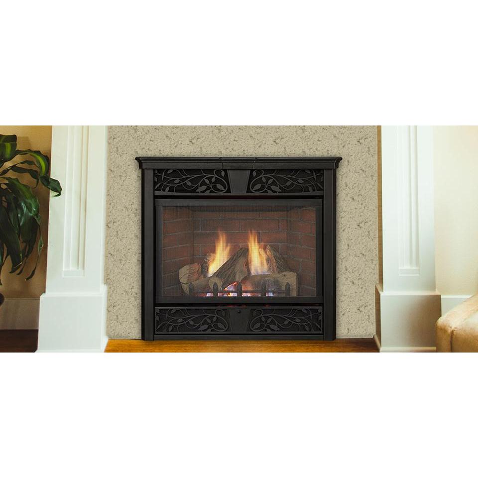 Symphony-Vent-Free-Gas-Fireplace-4_960x456. Manufacturer series illustration; shown size, accessories and room finishing may differ from the quoted configuration.