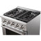 NXR 30-IN. Culinary Series Professional Style LP Gas and Electric Dual Fuel Range SS-Washburn's Home Furnishings