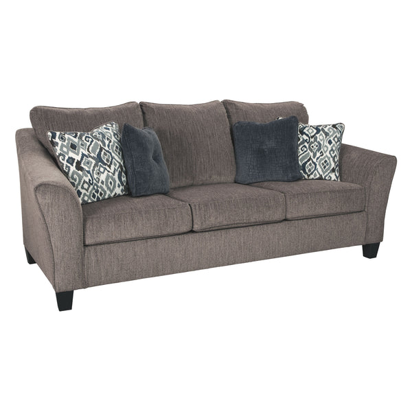 Nemoli - Slate - Queen Sofa Sleeper-Washburn's Home Furnishings