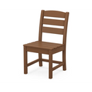 POLYWOOD LAKESIDE DINING SIDE CHAIR IN TEAK-Washburn's Home Furnishings