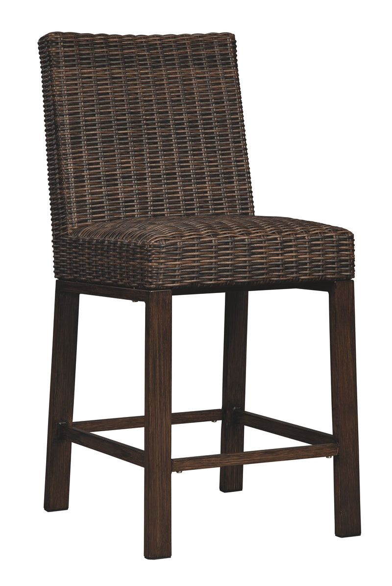 Paradise - Medium Brown - Barstool (2/cn)-Washburn's Home Furnishings