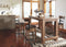 Pinnadel - Light Brown - Uph Swivel Barstool (1/cn)-Washburn's Home Furnishings