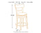 Pinnadel - Light Brown - Uph Swivel Barstool (1/cn)-Washburn's Home Furnishings