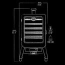 Pit Boss Copperhead 5-Series Vertical Pellet Smoker-Washburn's Home Furnishings