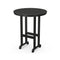 Polywood 36" Round Farmhouse Bar Table in Black-Washburn's Home Furnishings