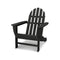 POLYWOOD CLASSIC ADIRONDACK CHAIR IN BLACK-Washburn's Home Furnishings