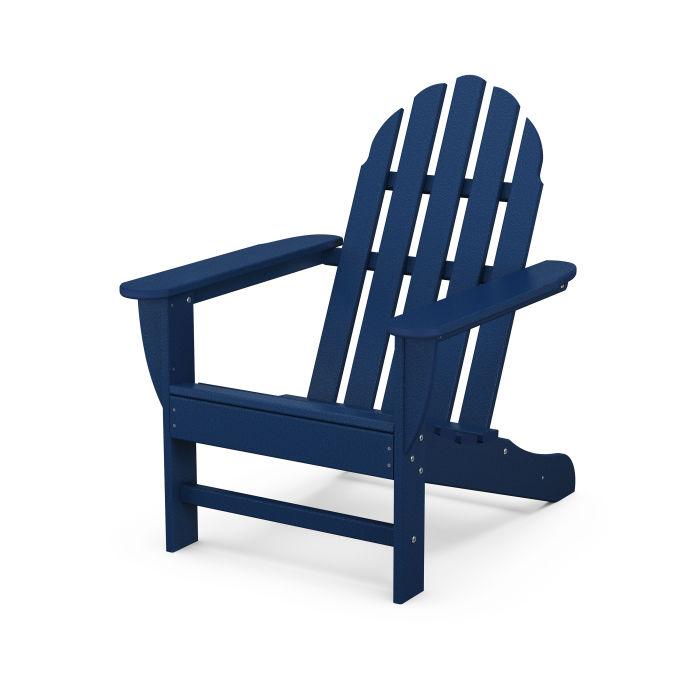Polywood Classic Adirondack Chair in Navy-Washburn's Home Furnishings