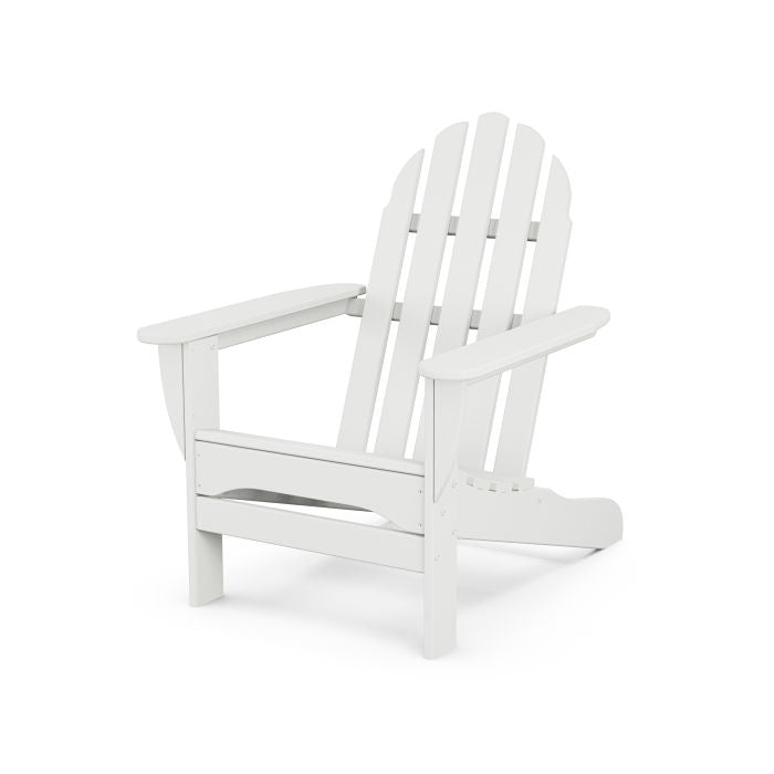 Polywood Classic Adirondack Chair in White-Washburn's Home Furnishings