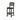 Polywood La Casa Café Bar Side Chair - Black-Washburn's Home Furnishings