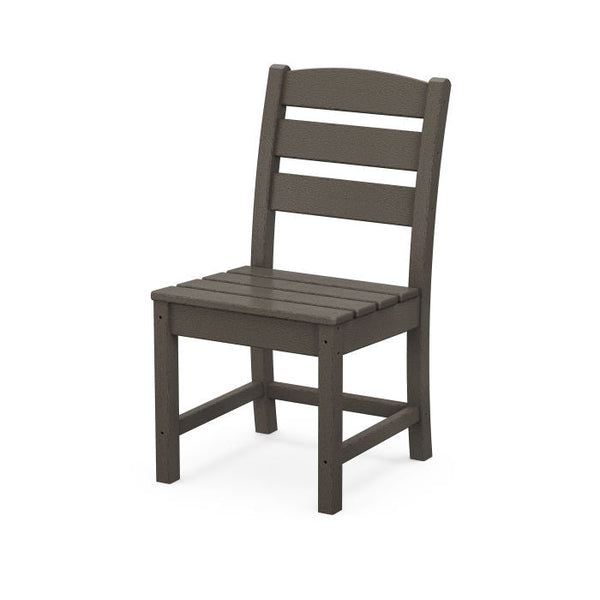 Polywood Lakeside Armless Dining Side Chair in Vintage Coffee-Washburn's Home Furnishings