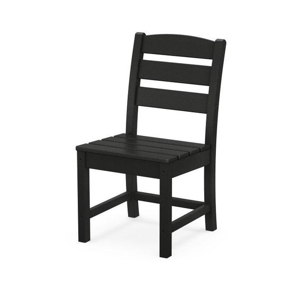 Polywood Lakeside Dining Side Chair in Black-Washburn's Home Furnishings