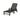 POLYWOOD Nautical Chaise with Arms — NCC2280BL — view 1