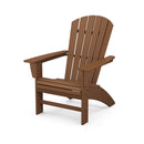Polywood Nautical Curveback Adirondack Chair in Teak-Washburn's Home Furnishings