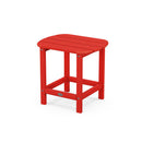 Polywood South Beach 18" Side Table in Sunset Red-Washburn's Home Furnishings