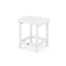 Polywood South Beach 18" Side Table in White-Washburn's Home Furnishings