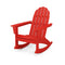 Polywood rocking adirondack in red.-Washburn's Home Furnishings