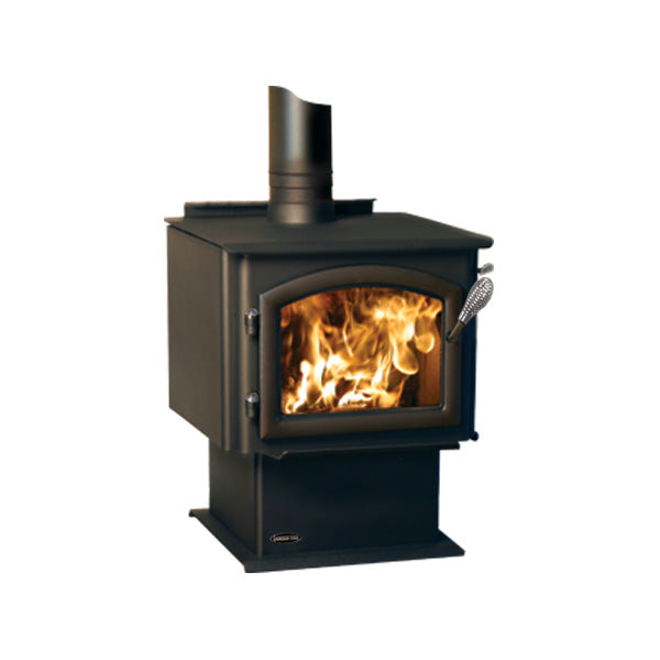 Quadra-Fire 3100 Millennium manufacturer product view; optional features may be shown