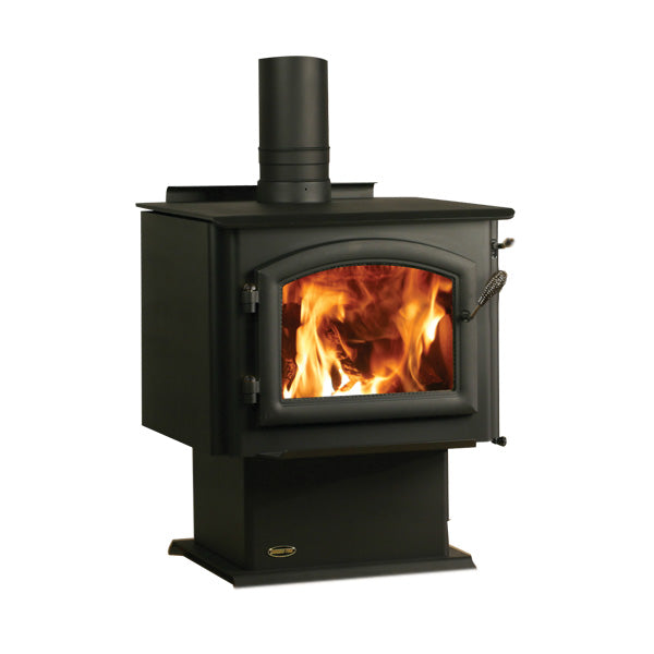 Quadra-Fire 4300 Millennium manufacturer product view; optional features may be shown