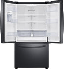 Samsung 28 cu. ft. Large Capacity 3-Door French Door Refrigerator with AutoFill Water Pitcher in Black Stainless Steel-Washburn's Home Furnishings
