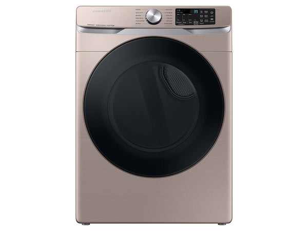 Samsung 7.5 cu. ft. Smart Electric Dryer with Steam Sanitize+ in Champagne-Washburn's Home Furnishings