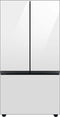 Samsung Bespoke 3-Door French Door Refrigerator 24 cu. ft. in White Glass with AutoFill Water Pitcher-Washburn's Home Furnishings