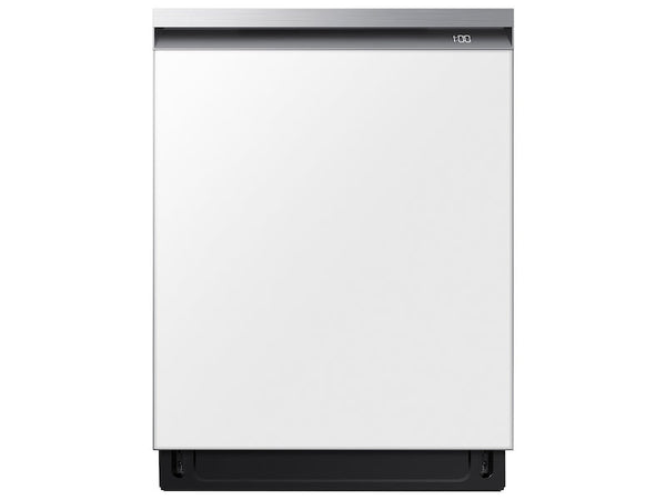Samsung Bespoke Smart 42dBA Dishwasher with StormWash+™ and Smart Dry in White Glass-Washburn's Home Furnishings