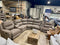 Southern Motion Dazzle Sectional with 2 consoles in Bombshell Mocha-Washburn's Home Furnishings