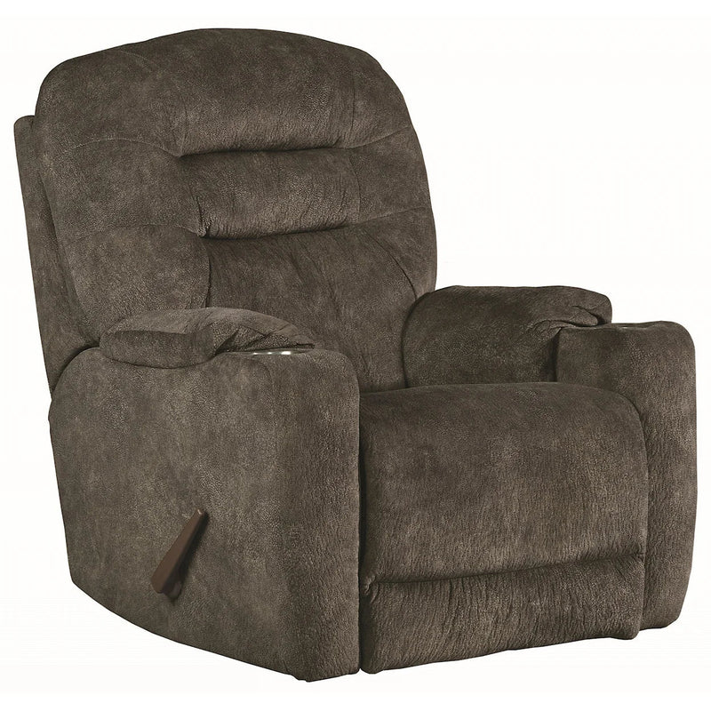Southern Motion Rocker Recliner in Last Chance Charcoal.-Washburn's Home Furnishings