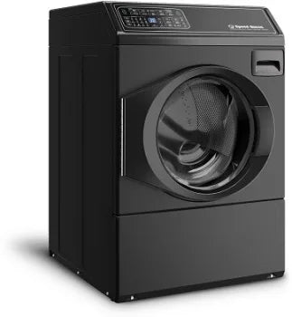 Speed Queen 27" 3.5 CuFt Front Load Washer w/11 Cycles in Black-Washburn's Home Furnishings