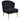 Upholstered Accent Chair With Tapered Legs - Black — 903030 — view 1