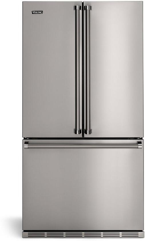 Viking 36" 3 Series French-Door Bottom-Freezer Refrigerator - Stainless Steel-Washburn's Home Furnishings