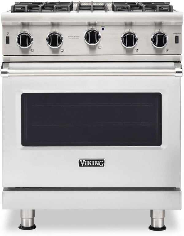 Viking 5 Series 30" Freestanding Gas Open Burner Professional Range - Stainless Steel-Washburn's Home Furnishings