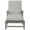 Visola - Gray - Chaise Lounge With Cushion-Washburn's Home Furnishings