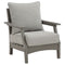 Visola - Gray - Lounge Chair W/cushion (2/cn)-Washburn's Home Furnishings