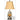 Weathered Silver Lantern Lamp-Washburn's Home Furnishings