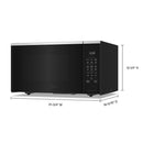 Whirlpool 1.6 cu. ft. Sensor Cooking Microwave - Fingerprint Resistant Stainless Steel-Washburn's Home Furnishings