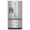 Whirlpool 24.7-cu ft French Door Refrigerator with Ice Maker, Water and Ice Dispenser - Stainless Steel-Washburn's Home Furnishings